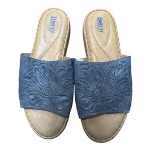 Born Blue Floral Sandals with cushion